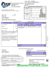 Dixie Electric utility business bill,  SCR
